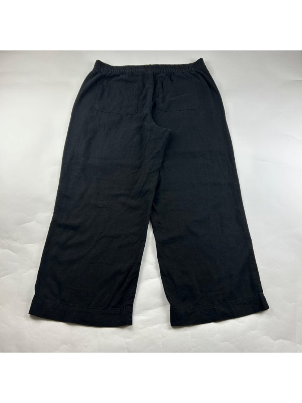 Old Navy Black Linen Blend Wide Leg Lounge Pant XL - Picture 6 of 7